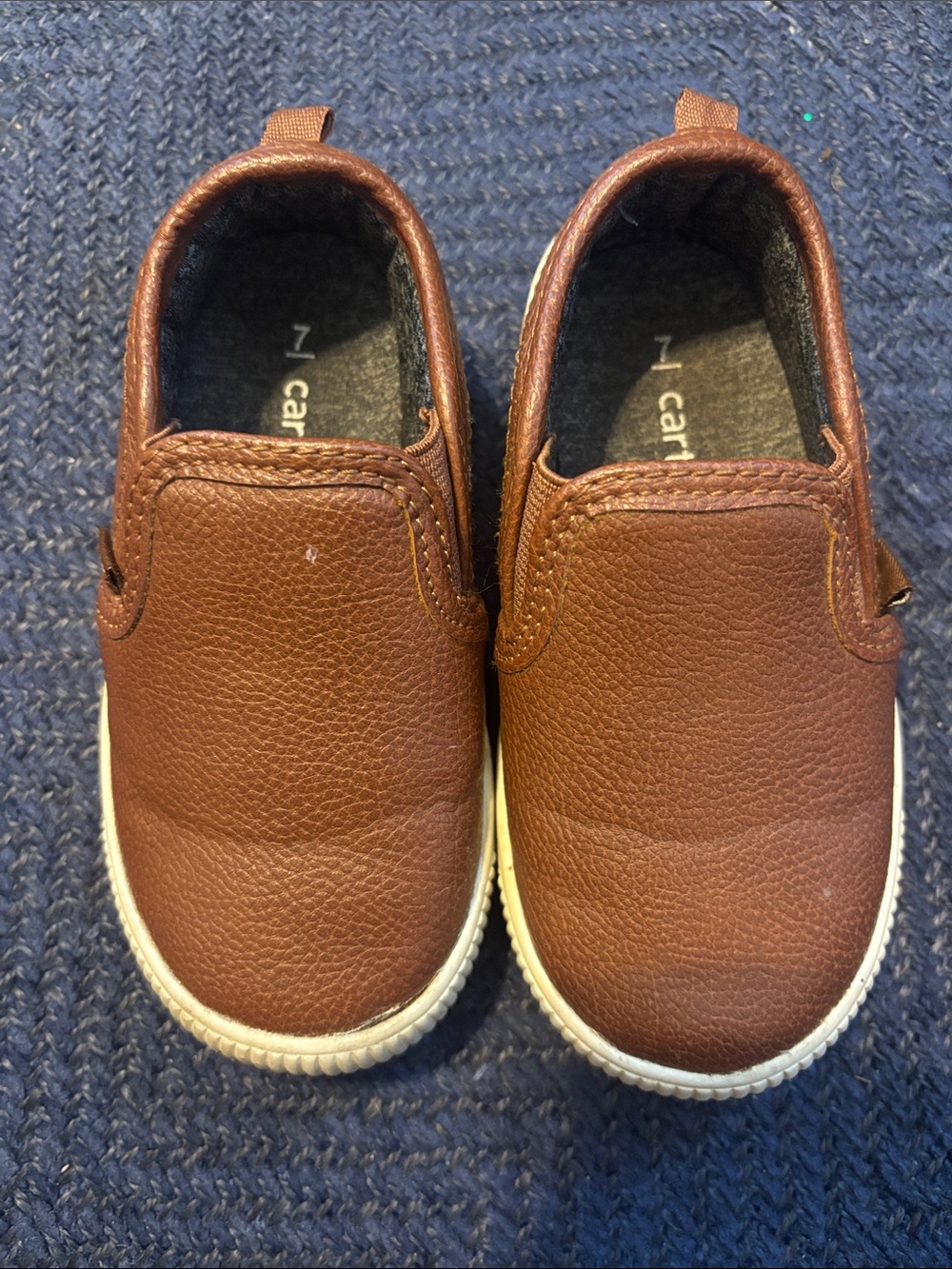 Carter's Brown Slip-On Toddler Sneakers